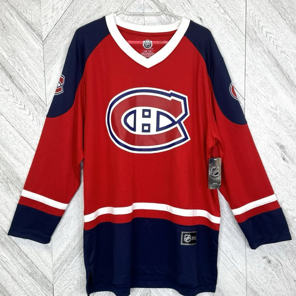 NHL Official Licensed Product Montreal Canadiens Jersey Hockey Mens Small NWT